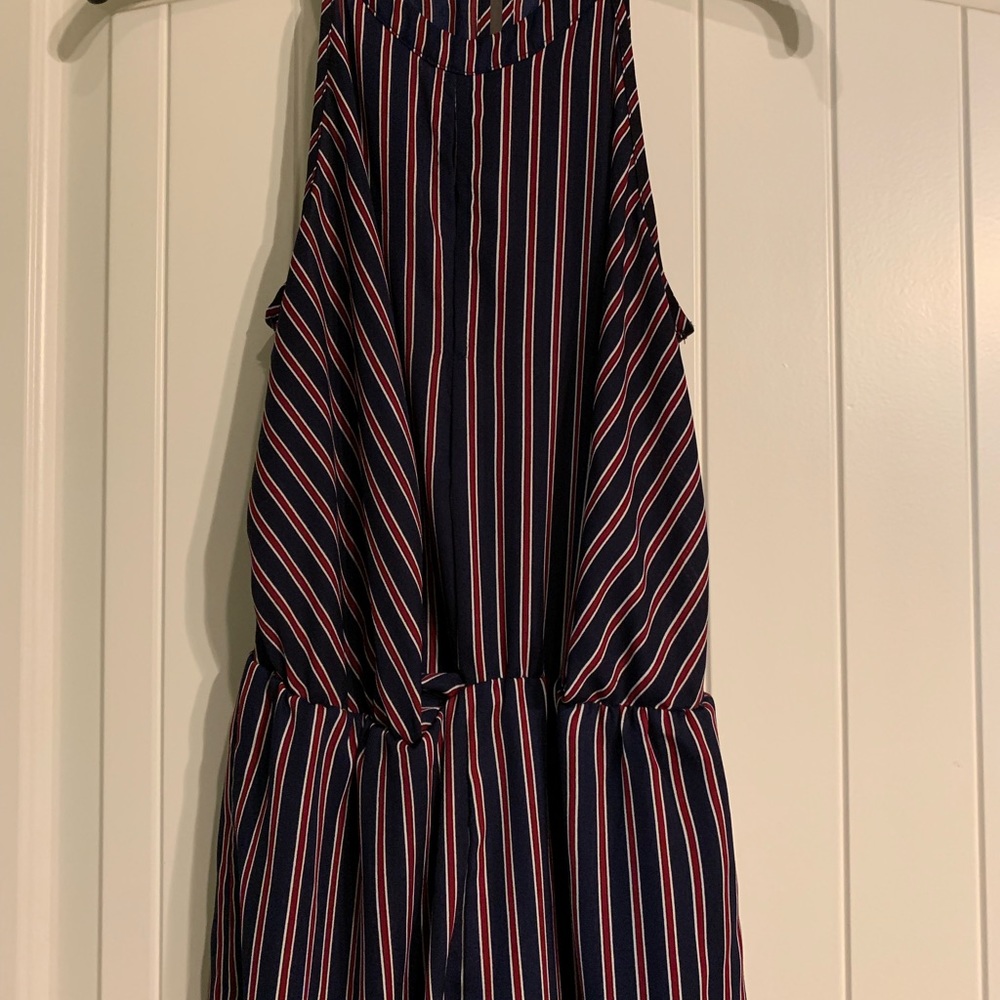 Red, White and Blue Striped Jumper